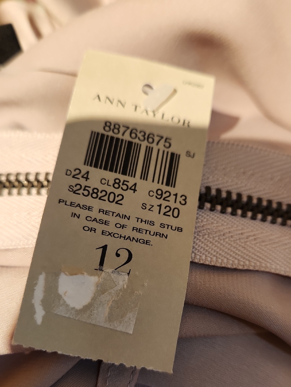 ❤️ NWT! ANN TAYLOR SATIN RUFFLE NECK SLEEVELESS BLOUSE / TOP, 12 - Picture 7 of 9